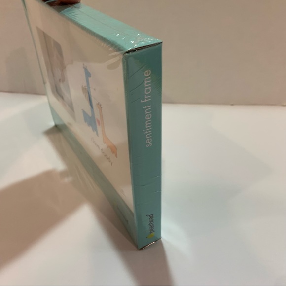I LOVE DADDY picture frame new in box wrapped with two giraffes decor new baby - Picture 6 of 9